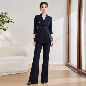 Conjunto de <span class=keywords><strong>Traje</strong></span> Profesional <span class=keywords><strong>para</strong></span> <span class=keywords><strong>Mujer</strong></span>, Otoño Invierno 2024, Atuendo <span class=keywords><strong>Formal</strong></span> <span class=keywords><strong>para</strong></span> Entrevistas, Blazer de Alta Gama, Ropa de Trabajo, Corte Regular - Product Image 4