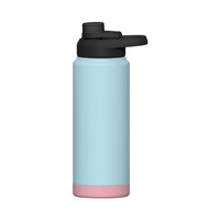 Bouteilles d'eau isothermes en acier inoxydable personnalisées en 7 couleurs avec compartiment de rangement discret, grande capacité, 12-24 heures