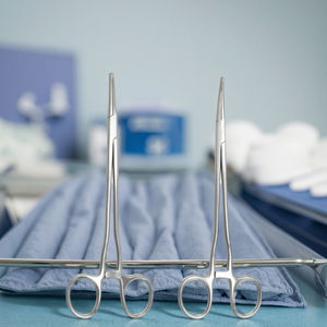 CJH grip vaskular atau tisu <span class=keywords><strong>Forceps</strong></span> dalam baja tahan karat Reticulated hemostatik <span class=keywords><strong>Forceps</strong></span> operasi untuk hewan - Product Image 5