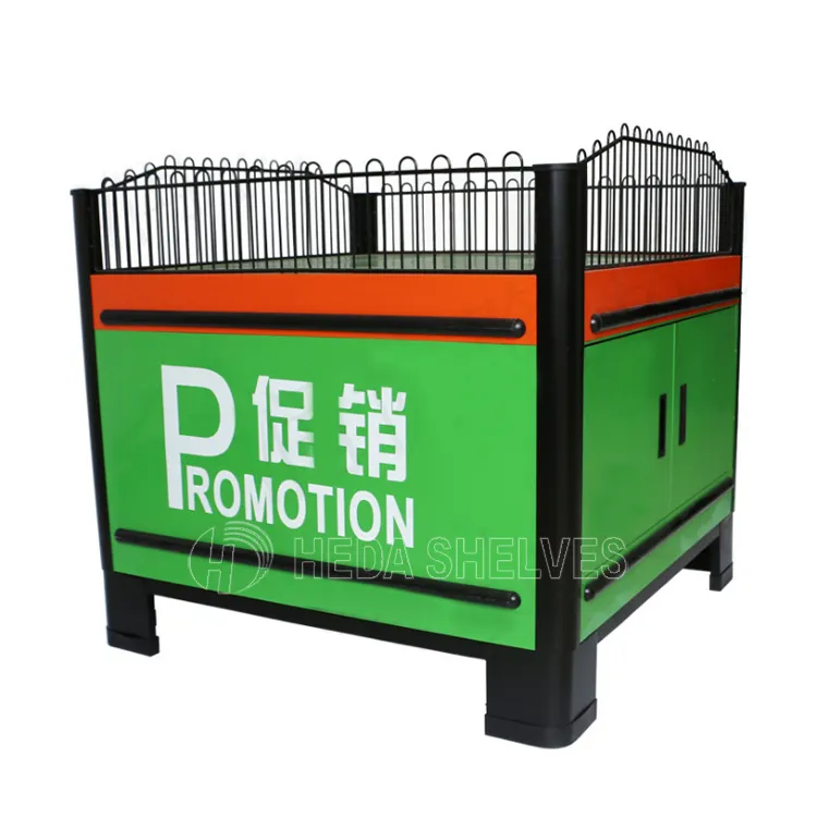 New design folding Durable metal promotion desk /Potable Advertising promotion table