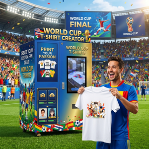 ตู้จำหน่ายเสื้อผ้าอั<span class=keywords><strong>จ</strong></span>ฉริยะ AI รุ่นใหม่ พร้อมหน้าจอสัมผัสอิเล็กทรอนิกส์สำหรับปรับแต่งข้อความและลวดลายส่วนตัว - Product Image 1