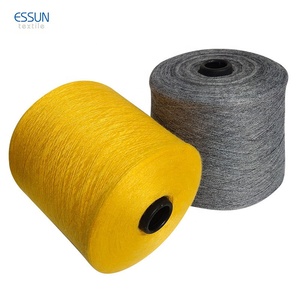 2022 New Yarn Nm 50 2 26% Soft Organic Cotton 26% Acrylic 22% Nylon 26% PBT Blended Core Spun Yarn for <strong>Flat</strong> <strong>Knitting</strong> - Product Image 2