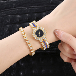 Fashion Gypsophila High Quality All-Match Rhinestone Crystal <strong>Watch</strong> Bracelet <strong>Set</strong> Women Ladies <strong>Watches</strong> Bracelet - Product Image 4