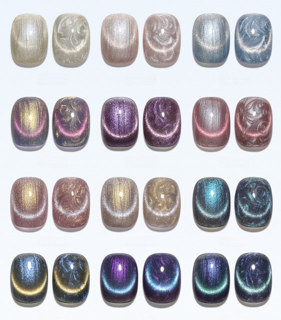 Threaded Cat's Eye Nail Polish