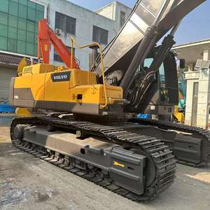 Excavadora sobre orugas usada Volvo EC480 de 49 toneladas con bomba de caja de cambios de motor y estabilidad hidráulica PLC en stock - Product Image 4