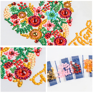 OEM ODM Nhà Máy Tùy Chỉnh Tự Làm Kim Cương Thiệp Chúc Mừng Lễ Hội Quà Tặng Giáng Sinh Thẻ Cho Bạn Bè Handmade Craft Kim Cương Tranh - Product Image 5