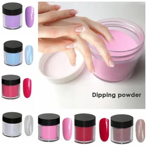 MAFANAILS Poudre Solide pour Trempage Blanc Transparent Acrylique 11 Couleurs Poudre Chrome FA-46 Pigment pour Trempage Ongles Art G3 Bling - Product Image 3