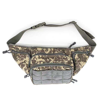 Sac de taille tactique multifonctionnel imperméable en polyester avec fermeture éclair pour le transport dissimulé