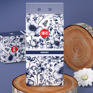 กระดาษทิชชูแบบแขวน 4 ชั้น ลายนูน 4 มิติ แบบจีน บรรจุภัณฑ์แบบจีน - Product Image 2