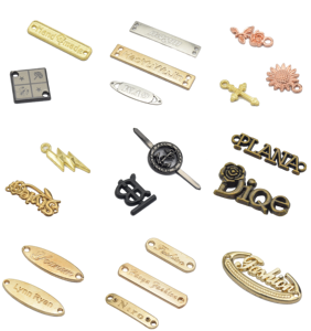 Le logo de marque gravé par coutume accessoire d'habillement cousent l'étiquette en métal d'étiquettes pour des vêtements/maillots de bain - Product Image 3