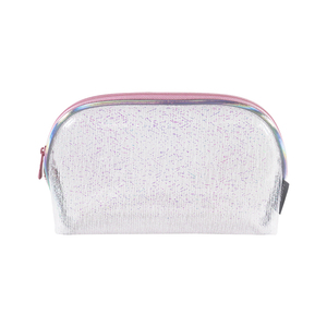 Pochette de maquillage mini tendance personnalisée avec paillettes, sac à cosmétiques demi-rond à paillettes, pochette de beauté de luxe - Product Image 1