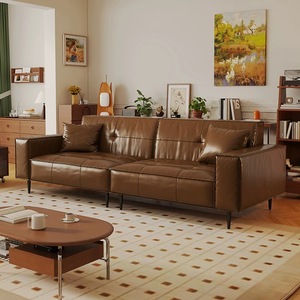 Canapé <span class=keywords><strong>de</strong></span> luxe moderne, ensemble sectionnel <span class=keywords><strong>de</strong></span> canapé <span class=keywords><strong>de</strong></span> salon, meubles d'intérieur en forme <span class=keywords><strong>de</strong></span> <span class=keywords><strong>L</strong></span> pour <span class=keywords><strong>la</strong></span> maison, paresseux, <span class=keywords><strong>2</strong></span> 3 places, motifs en cuir vintage - Product Image 5