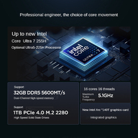 Portátil Empresarial Lenovo ThinkPad T14 de Alto Rendimiento, Intel Core Ultra 5-255H/Ultra7-255H, 32GB, 1TB, Pantalla FHD de 14 Pulgadas, Computadora para Ingenieros