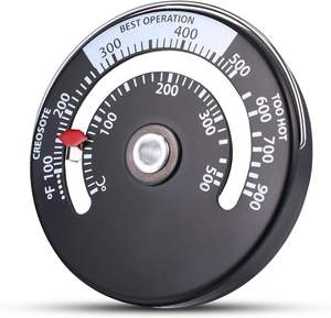HTM29 Thermomètre magnétique pour tuyau de poêle à <span class=keywords><strong>bois</strong></span> - Product Image 3