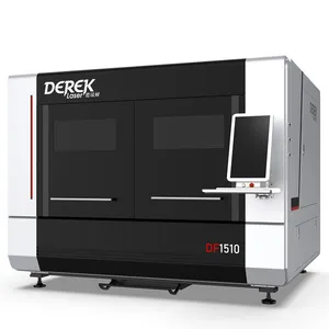 JINAN DEREK produttore cina piccola dimensione DF 1510 CNC fibra macchina di taglio laser