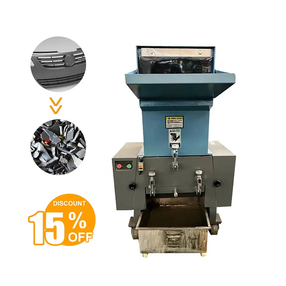 Ounaisi Fabriek Directe Verkoop Pet Pvc Fles Afval Recycling Enkele Plastic Crusher Machine Met Lage Prijs