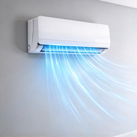 AC Split Mini Tipe Dinding Hemat Energi 9000 BTU Hanya Pendingin