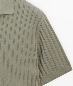 Old Money Nitpick Style Strick pullover Herren Polo Neck Basic Daily Kurzarm Herren Gestrickt Hochwertige Pullover für Herren - Product Image 3