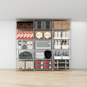 Étagère, rayonnage de stockage, rangement et présentation multi-niveaux, stockage en entrepôt, étagère à marchandises librement combinable, fabricant - Product Image 1
