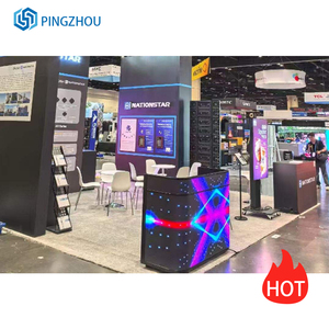 Quầy lễ tân và thu ngân của Công ty Triển lãm có màn hình kỹ thuật số <span class=keywords><strong>LED</strong></span> trong nhà được thiết kế riêng với chức năng hoạt hình. - Product Image 6