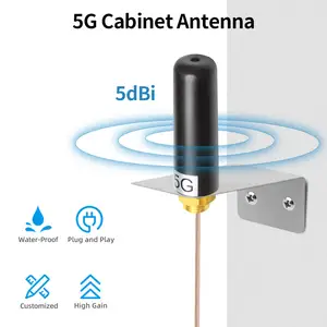 Antena de gabinete 5G impermeable de alta ganancia para exteriores 600-6000MHZ Bandas completas Antena de frecuencia 5G de largo alcance