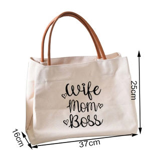 Bolso de Mano Casual de Lona para Mujer, Bolso de Hombro de Gran Capacidad, Bolso de Compras - Product Image 6