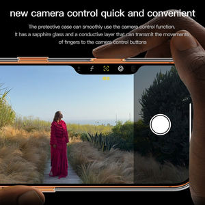 Coque de téléphone en TPU+PC avec matériau cristallin ultra-magnétique anti-jaunissement, texture anti-traces de doigts pour iPhone 17 Pro Max - Product Image 3