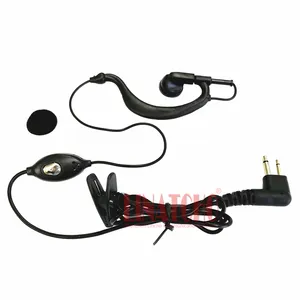 Giá rẻ gp2000 GP300 GP68 GP88 2 pins hai cách phát thanh Walkie Talkie tai nghe cắm