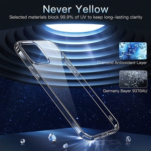 <span class=keywords><strong>Anti</strong></span> Jaune Stock Usine En Gros Antichoc Transparent Clair TPU Téléphone Portable étui pour <span class=keywords><strong>iphone</strong></span> <span class=keywords><strong>11</strong></span> 12 13 14 15 16 17 Pro Max - Product Image 4