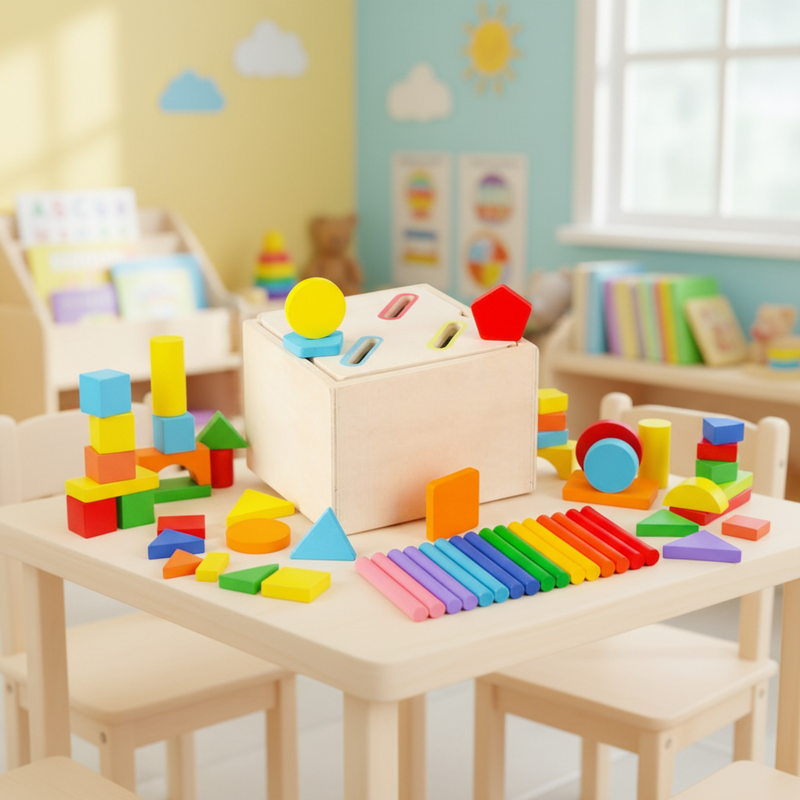 Konig Kids Activity Cube Busy Box