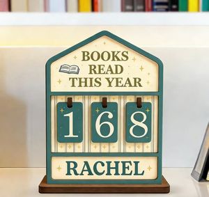 Meilleures ventes : Comptoir de livres en bois, Panneau en bois pour enregistrement de lecture, Présentoir mini-étagère en bois simple face - Product Image 3