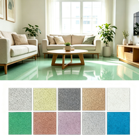 Peinture époxy autolissante colorée haute performance pour sols en béton – Revêtement de sol en résine pour la vente en gros