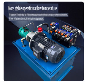 Petit système hydraulique personnalisé refroidisseur d'<span class=keywords><strong>unit</strong></span>é de puissance 0.75kw/1.5kw 3HP 4HP 5HP station hydraulique 220v/380V moteur à courant alternatif 1450rpm - Product Image 4