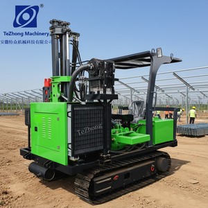 <span class=keywords><strong>Pile</strong></span> driver sur chenilles facile à utiliser TZ585, commande intégrée, utilisation par un seul homme, formation en une journée pour les ouvriers ordinaires - Product Image 3