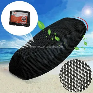 BIEN MOTO custom Anti-Slip 3D Mesh Fabric accesorios moto Breathable Waterproof Cushion Motorbike Scooter Motorcycle Seat Covers