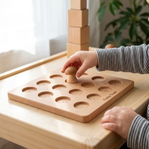 Gioco da Tavolo in Legno Personalizzato OEM con <span class=keywords><strong>Animali</strong></span> della Foresta, Carte Flash per Abbinamento, Tracce di <span class=keywords><strong>Animali</strong></span> Selvatici, Gioco Educativo Montessori Cognitivo - Product Image 4