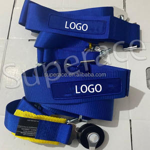 スーパーエース ユニバーサル レーシングカーシートベルト セーフティ 2点式 ポリエステルウェビング 3インチ ハーネス ショルダー クイックリリース - Product Image 5