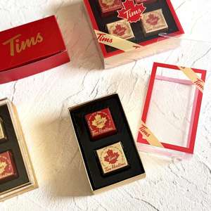 Scatola Regalo per Matrimonio Personalizzata con Logo, Cioccolato Croccante al Cacao, 2/4 Pezzi, Bomboniera, Regalo per Damigelle - Product Image 4