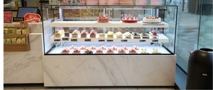 Vitrine réfrigérée <span class=keywords><strong>ouverte</strong></span> BREVIT pour <span class=keywords><strong>boulangerie</strong></span>, réfrigérateur à sandwichs portable, armoire de refroidissement commerciale pour gâteaux avec éclairage LED - Product Image 3