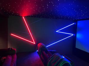 Kit de <span class=keywords><strong>plafond</strong></span> étoile à fibre optique avec source de lumière LED PMMA étoiles filantes contrôlables IP66 évalué pour le <span class=keywords><strong>plafond</strong></span> de cinéma maison - Product Image 5