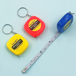 Fournisseur direct d'usine : mini-ruban à mesurer de 1 mètre, porte-clés, règle en fer multifonctionnelle, règle de mesure polyvalente - Product Image 3