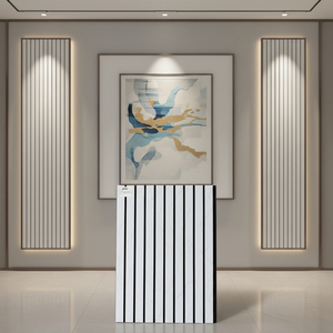 Panel de Pared Moderno de PVC Impermeable e Ignífugo de 30 cm x 290 cm para Uso Doméstico con Diseño Gráfico - Product Image 3