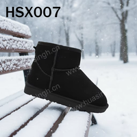 Bottes d'hiver pour femme LXG, anti-vent et anti-froid, populaires en Russie, décoratives, disponibles, Hua Singh, bottes de neige pour femme HSX007