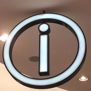 Tùy chỉnh 3D Acrylic thư LED Tường signage cho quán cà phê cửa hàng trong nhà và ngoài trời quảng cáo với logo Hội Đồng Quản trị và ánh sáng cho các bệnh viện - Product Image 4