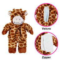 Housse de peluche vide pour ours en peluche, à remplir soi-même, en coton PP, avec poche zippée, vente en gros, personnalisable