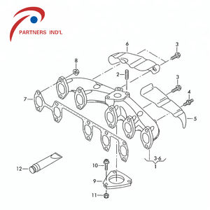 Zpartners nuevo colector de escape de hierro fundido aplicable para <span class=keywords><strong>Honda</strong></span> ACCORD 2,2 <span class=keywords><strong>CIVIC</strong></span> EDIX <span class=keywords><strong>FRV</strong></span> I CTDi N22A2 N22A1 2.2i diésel - Product Image 6