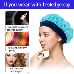 Gorra Térmica Inalámbrica Magic Gel Premium Clase I para Acondicionamiento Profundo, Vaporizador <span class=keywords><strong>de</strong></span> Cabello para Cabello Dañado, Marca Bingyuan, Tamaño 14/28cm - Product Image 6