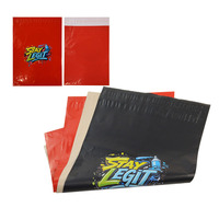 Enveloppes d'expédition imperméables personnalisées en polyéthylène imprimé, auto-adhésives, pour foulards en cachemire et accessoires tricotés, vente en gros