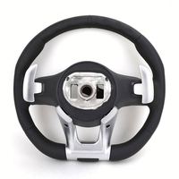 Volant de voiture personnalisé confortable en cuir pleine fleur semi-perforé pour Mercedes Benz W205 W212 W163 W164 X247 X166