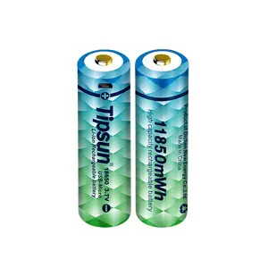 Großhandel wiederaufladbare 3,7 v lithium-batterie 18650 batterie clip eve batterie